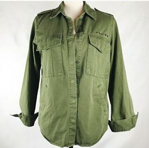 Forever 21 Army Shirt Jacket
